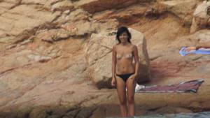 Sardinia italy brunette teen on beach voyeur spy x259-a7rfv7cu6n.jpg