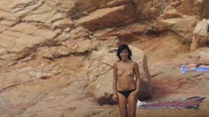 Sardinia italy brunette teen on beach voyeur spy x259-a7rfv736nm.jpg