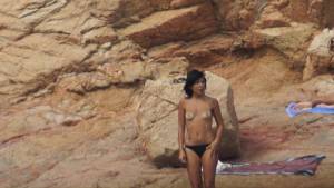 Sardinia italy brunette teen on beach voyeur spy x259-47rfv7l3e2.jpg