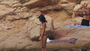 Sardinia italy brunette teen on beach voyeur spy x259-q7rfvk507b.jpg