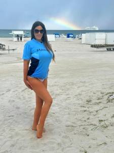 Claudia Romanis Thong Bikini and Manchester City Pride on Miami Sandsp7r0ob9xl0.jpg