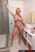 Sexy Blonde MILF Jenna Starr takes her son