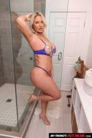 Sexy Blonde MILF Jenna Starr takes her son