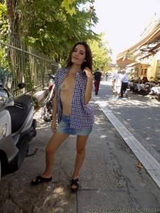 Nora A - Teasing Greek Cocks In Monastiraki ATH Greece m7smajwvte