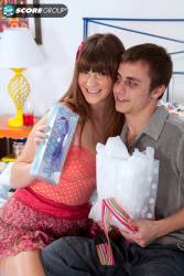 Teen Titter Holly Michaels Gets a Dildo and a Hard Cock for Her Birthday - x65 ( d7sslplxu7